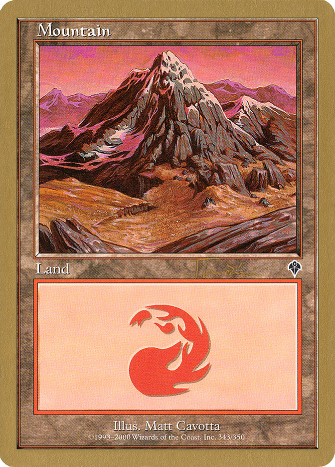 Mountain (jt343a) (Jan Tomcani) (INV) [World Championship Decks 2001] | Exor Games Truro