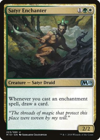 Satyr Enchanter [Core Set 2019] | Exor Games Truro