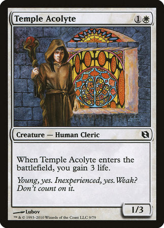 Temple Acolyte [Duel Decks: Elspeth vs. Tezzeret] | Exor Games Truro