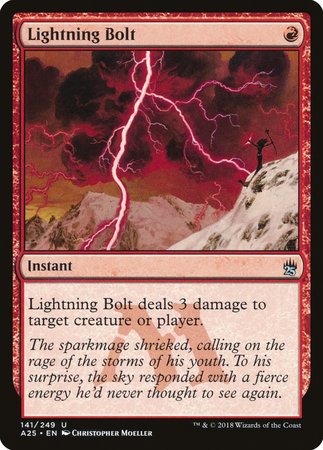 Lightning Bolt [Masters 25] | Exor Games Truro