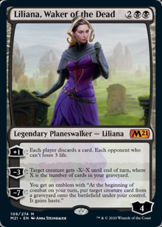 Liliana, Waker of the Dead [Core Set 2021] | Exor Games Truro