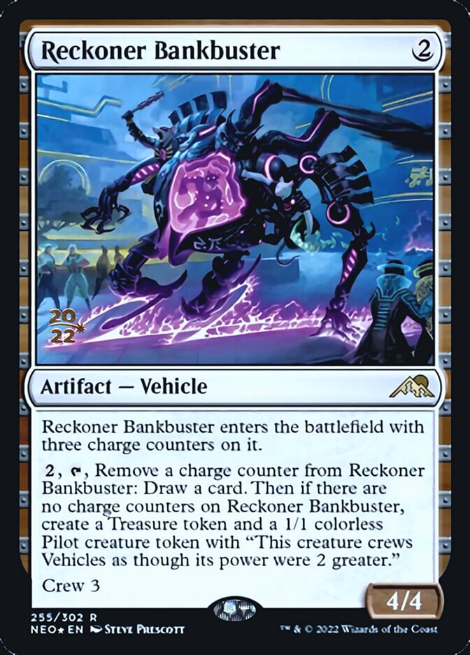 Reckoner Bankbuster [Kamigawa: Neon Dynasty Prerelease Promos] | Exor Games Truro