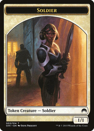 Soldier Token [Magic Origins Tokens] | Exor Games Truro