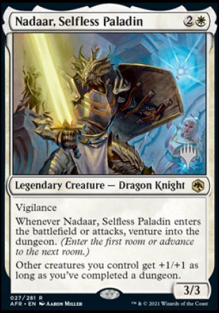 Nadaar, Selfless Paladin (Promo Pack) [Dungeons & Dragons: Adventures in the Forgotten Realms Promos] | Exor Games Truro