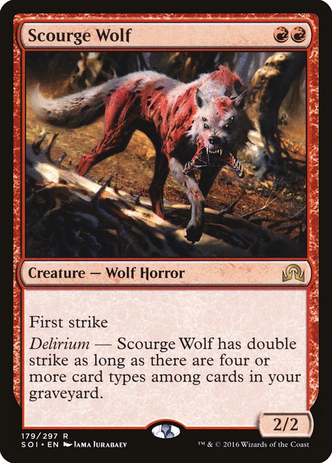 Scourge Wolf [Shadows over Innistrad] | Exor Games Truro