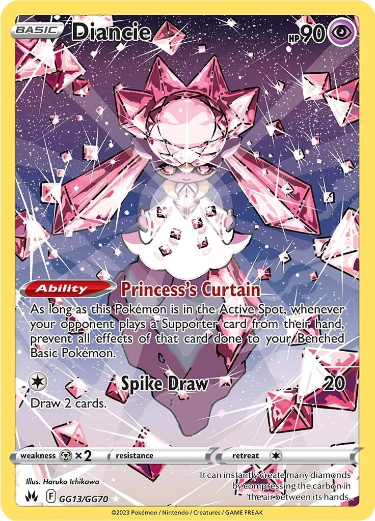 Diancie (GG13/GG70) [Sword & Shield: Crown Zenith] | Exor Games Truro