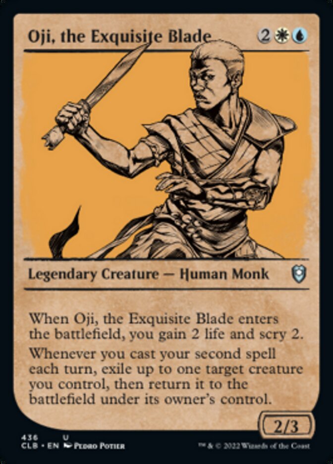 Oji, the Exquisite Blade (Showcase) [Commander Legends: Battle for Baldur's Gate] | Exor Games Truro