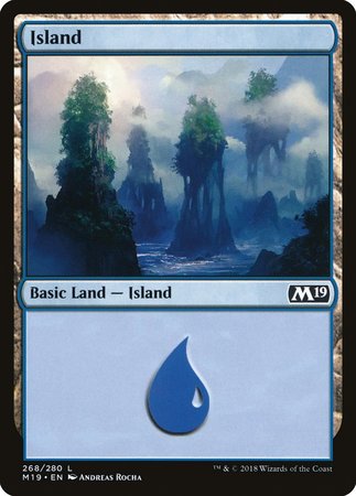 Island (268) [Core Set 2019] | Exor Games Truro