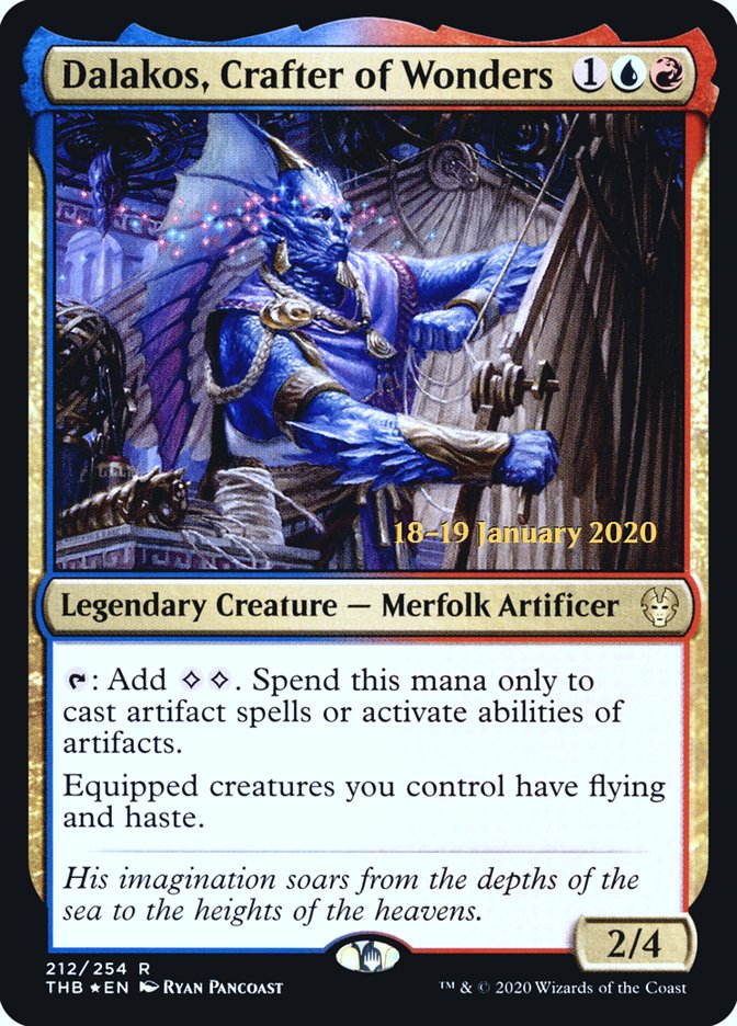 Dalakos, Crafter of Wonders [Theros Beyond Death Prerelease Promos] | Exor Games Truro