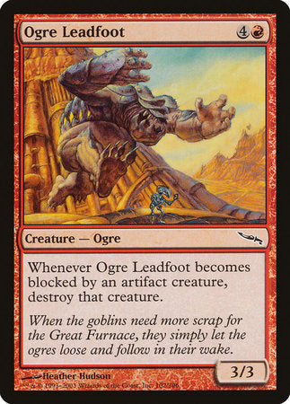 Ogre Leadfoot [Mirrodin] | Exor Games Truro