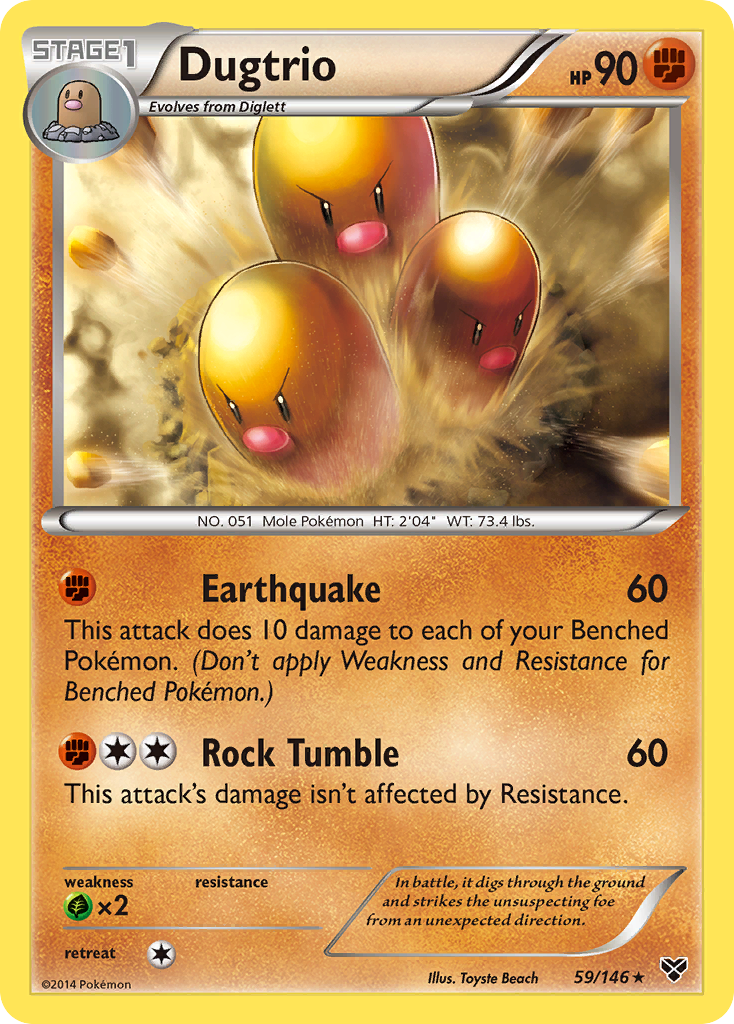 Dugtrio (59/146) [XY: Base Set] | Exor Games Truro