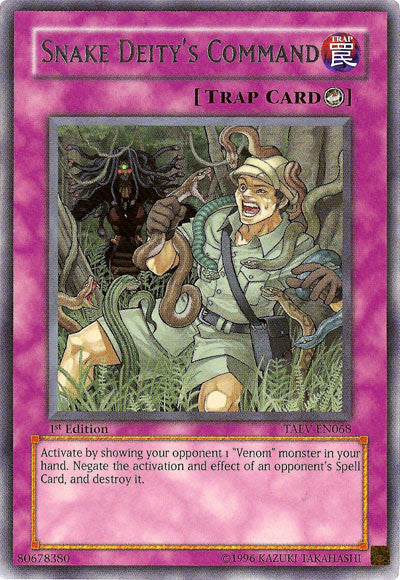 Snake Deity's Command [TAEV-EN068] Rare | Exor Games Truro