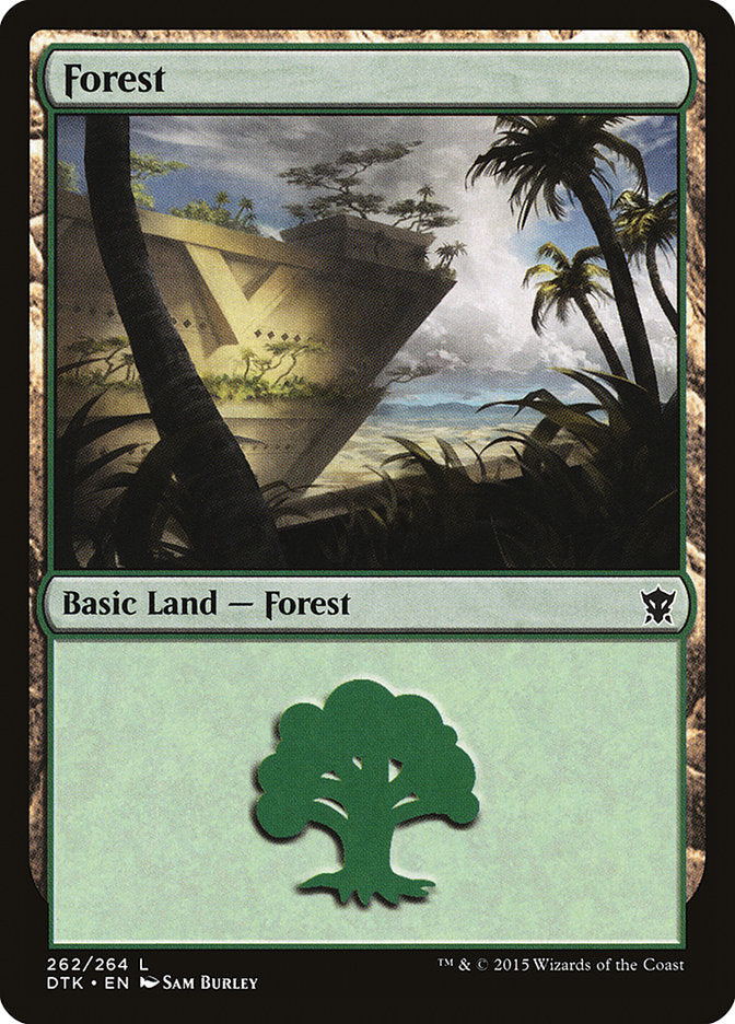 Forest (262) [Dragons of Tarkir] | Exor Games Truro