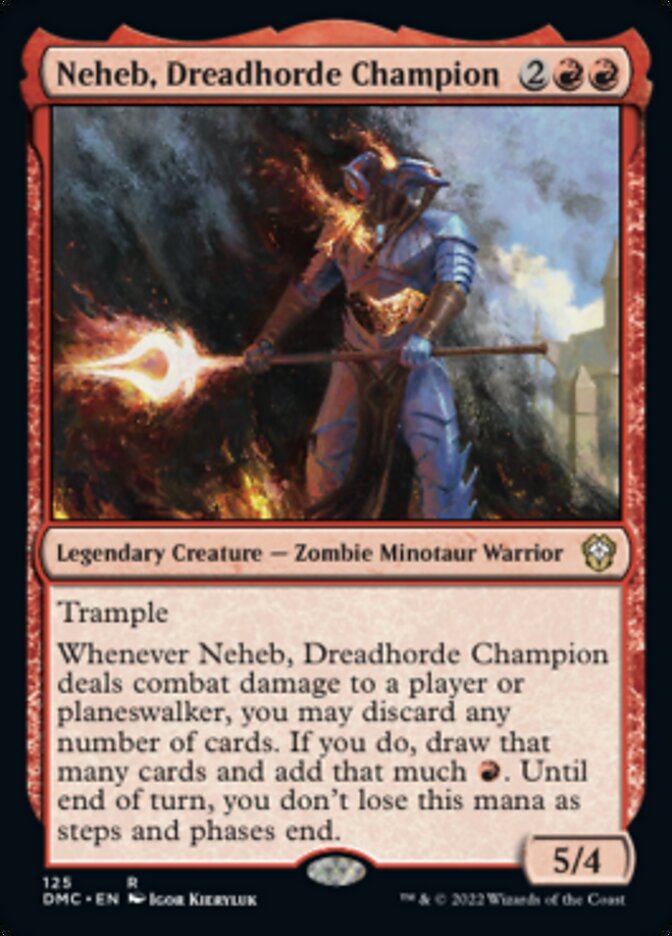 Neheb, Dreadhorde Champion [Dominaria United Commander] | Exor Games Truro