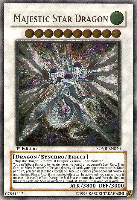 Majestic Star Dragon [SOVR-EN040] Ultimate Rare | Exor Games Truro