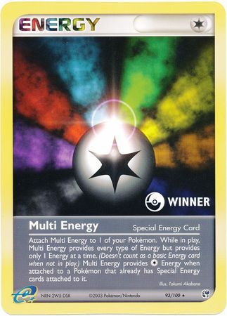 Multi Energy (93/100) (Winner League Promo) [EX: Sandstorm] | Exor Games Truro