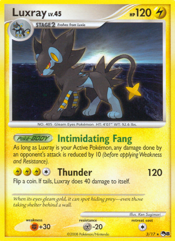 Luxray (3/17) [POP Series 8] | Exor Games Truro