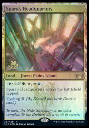 Spara's Headquarters [Streets of New Capenna Prerelease Promos] | Exor Games Truro