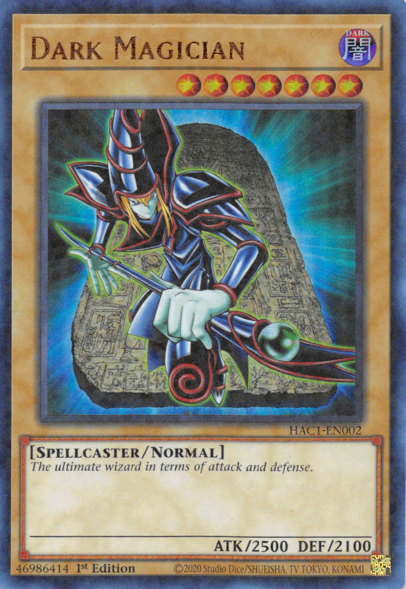 Dark Magician (Duel Terminal) [HAC1-EN002] Parallel Rare | Exor Games Truro
