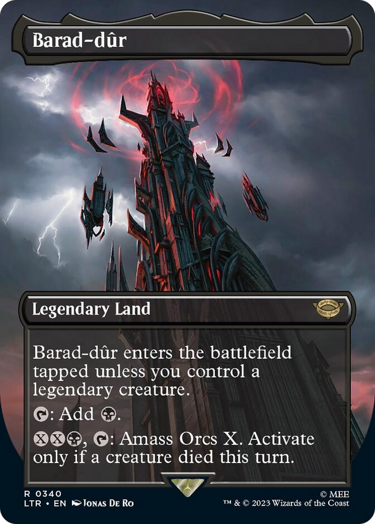 Barad-dur (Borderless Alternate Art) (340) [The Lord of the Rings: Tales of Middle-Earth] | Exor Games Truro