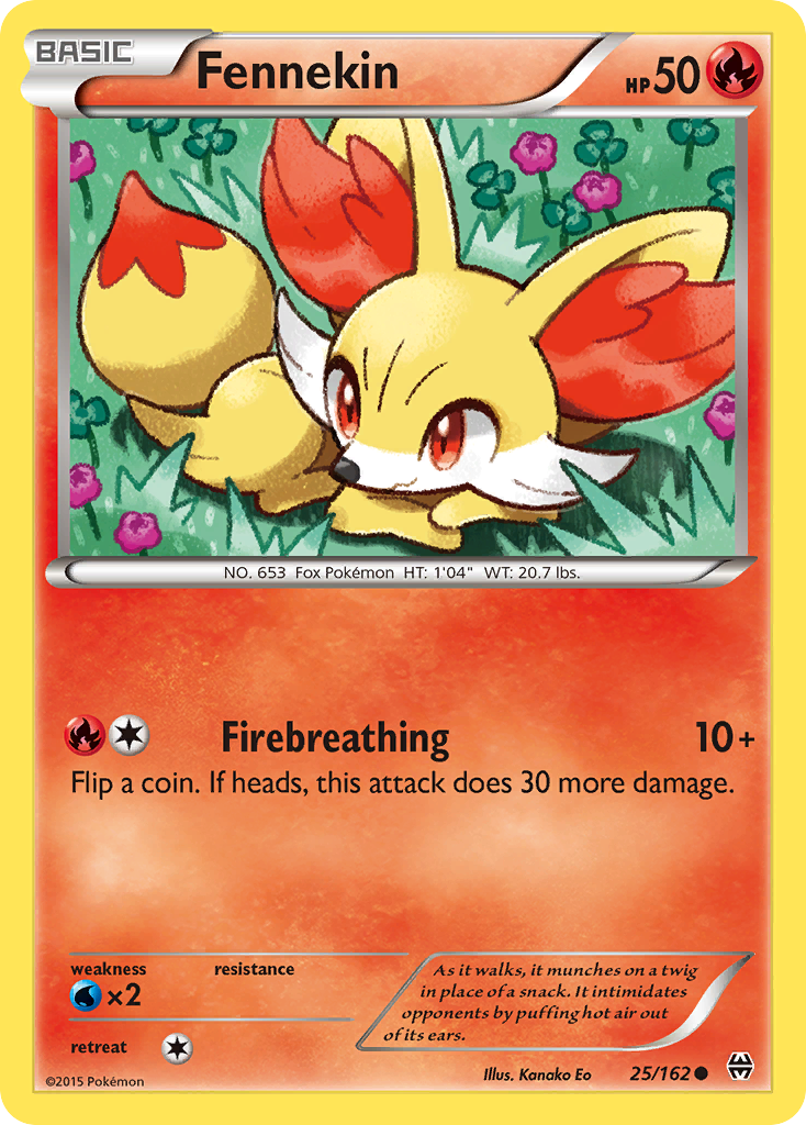 Fennekin (25/162) [XY: BREAKthrough] | Exor Games Truro