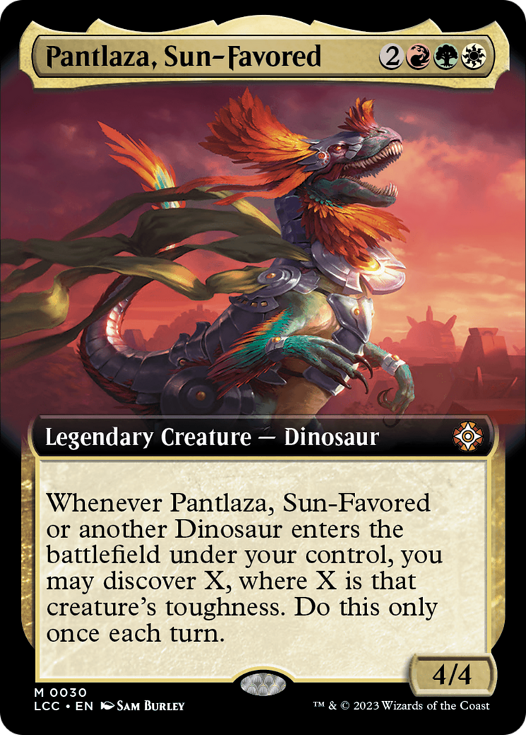 Pantlaza, Sun-Favored (Extended Art) [The Lost Caverns of Ixalan Commander] | Exor Games Truro