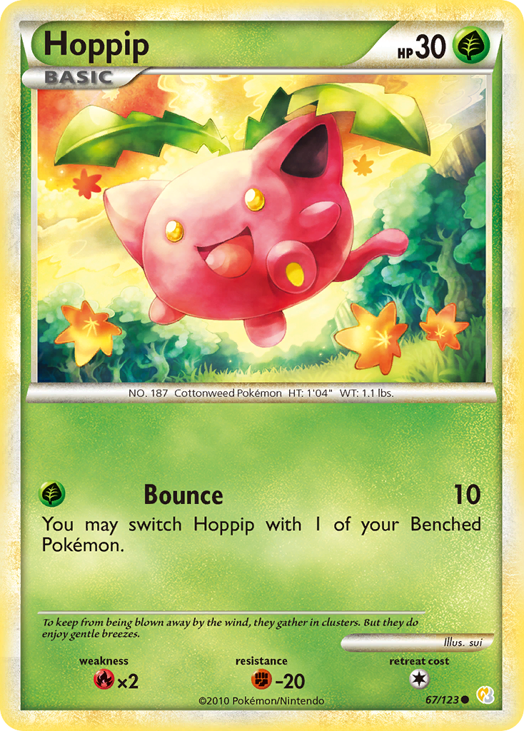 Hoppip (67/123) [HeartGold & SoulSilver: Base Set] | Exor Games Truro