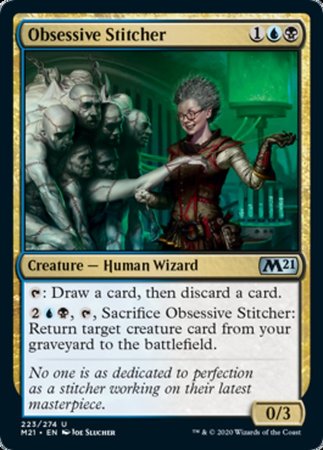 Obsessive Stitcher [Core Set 2021] | Exor Games Truro