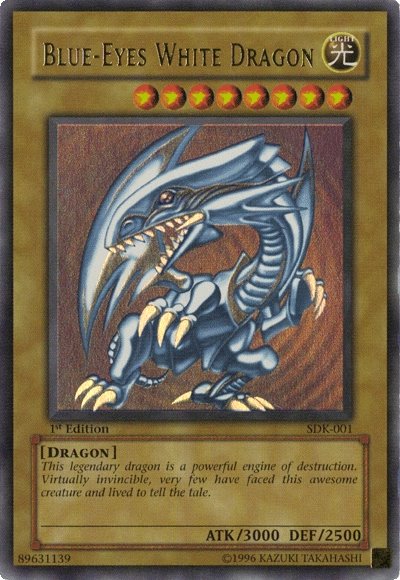 Blue-Eyes White Dragon [SDK-001] Ultra Rare | Exor Games Truro