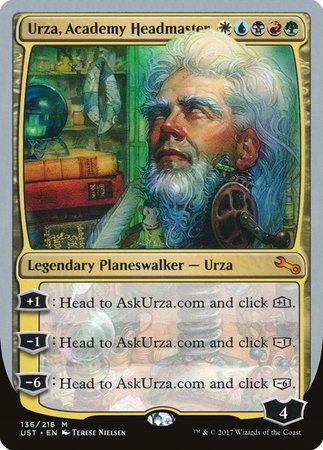 Urza, Academy Headmaster [Unstable] | Exor Games Truro