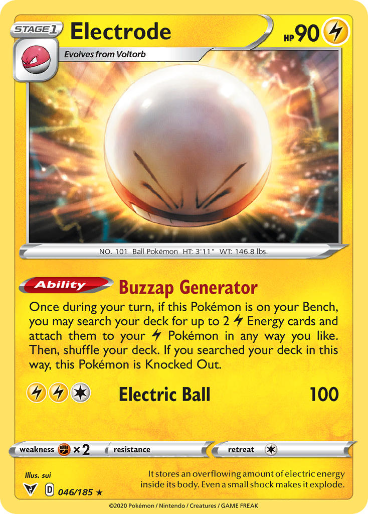 Electrode (046/185) [Sword & Shield: Vivid Voltage] | Exor Games Truro