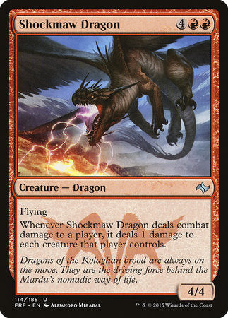 Shockmaw Dragon [Fate Reforged] | Exor Games Truro