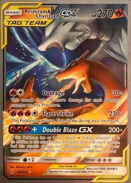 Reshiram & Charizard GX (20/214) (Perfection - Henry Brand) [World Championships 2019] | Exor Games Truro