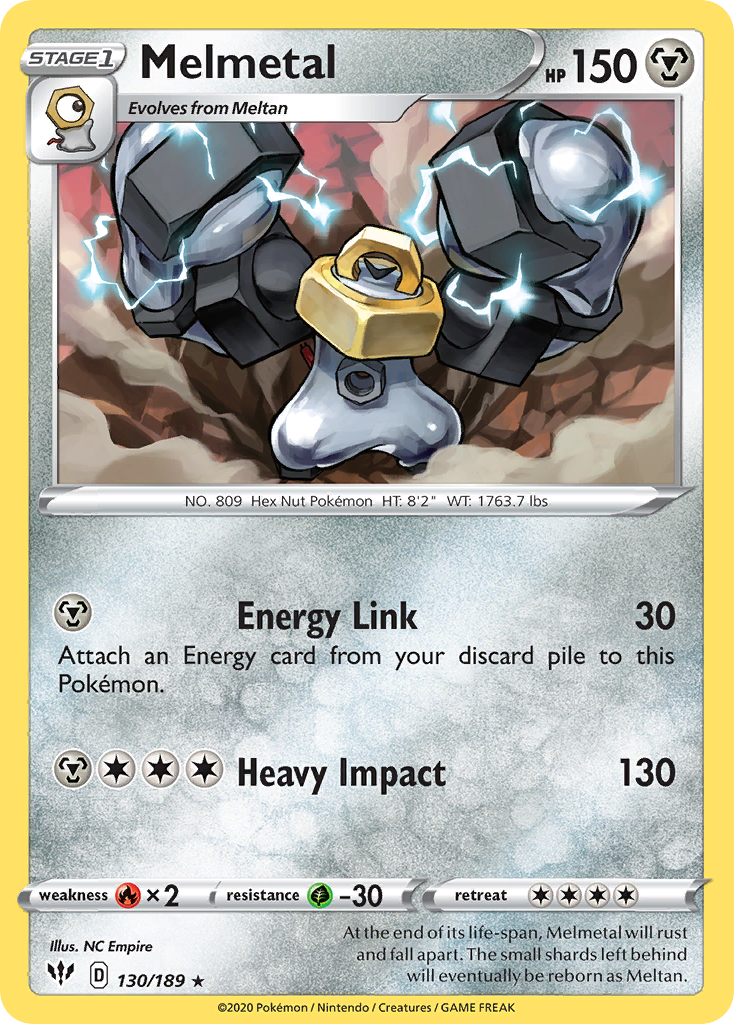 Melmetal (130/189) [Sword & Shield: Darkness Ablaze] | Exor Games Truro