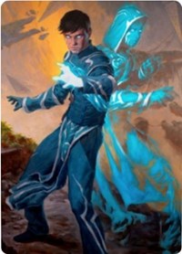 Jace, Mirror Mage 1 Art Card [Zendikar Rising Art Series] | Exor Games Truro