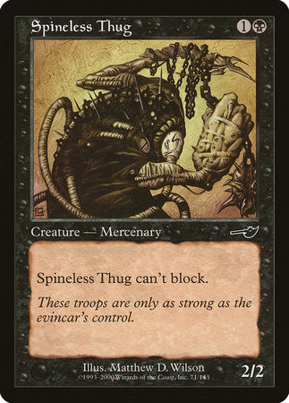 Spineless Thug [Nemesis] | Exor Games Truro