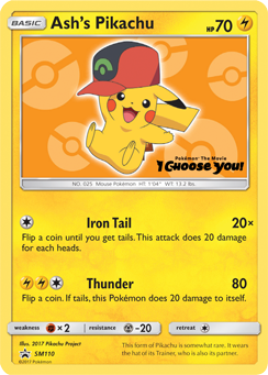 Ash's Pikachu (SM110) [Sun & Moon: Black Star Promos] | Exor Games Truro