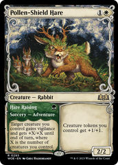 Pollen-Shield Hare // Hare Raising (Promo Pack) [Wilds of Eldraine Promos] | Exor Games Truro