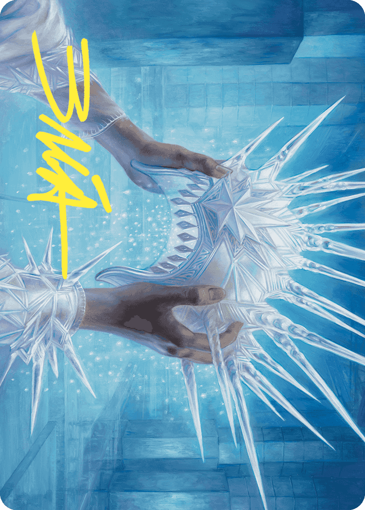 Hylda's Crown of Winter Art Card (Gold-Stamped Signature) [Wilds of Eldraine Art Series] | Exor Games Truro