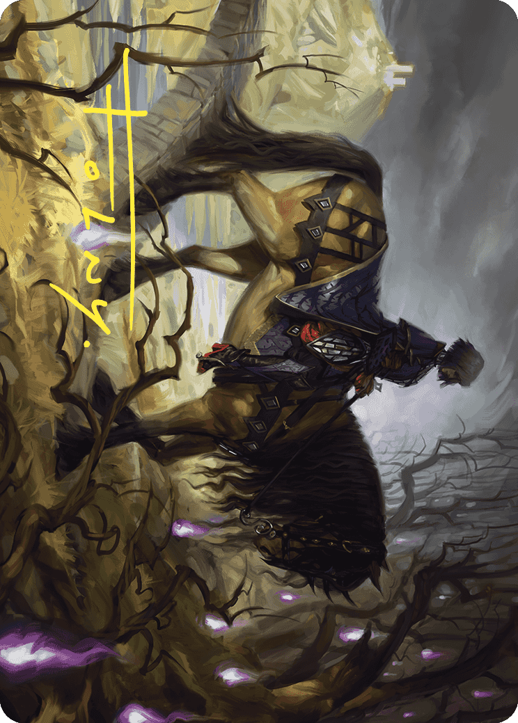 Rowan's Grim Search Art Card (Gold-Stamped Signature) [Wilds of Eldraine Art Series] | Exor Games Truro