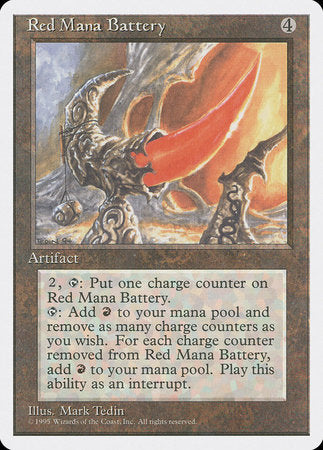 Red Mana Battery [Fourth Edition] | Exor Games Truro