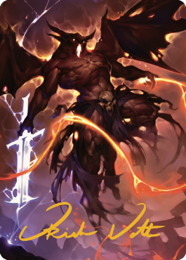 Balor Art Card (Gold-Stamped Signature) [Commander Legends: Battle for Baldur's Gate Art Series] | Exor Games Truro