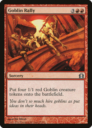 Goblin Rally [Return to Ravnica] | Exor Games Truro