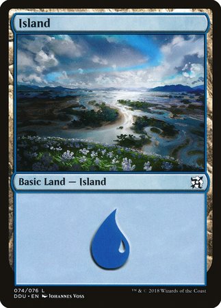 Island (74) [Duel Decks: Elves vs. Inventors] | Exor Games Truro