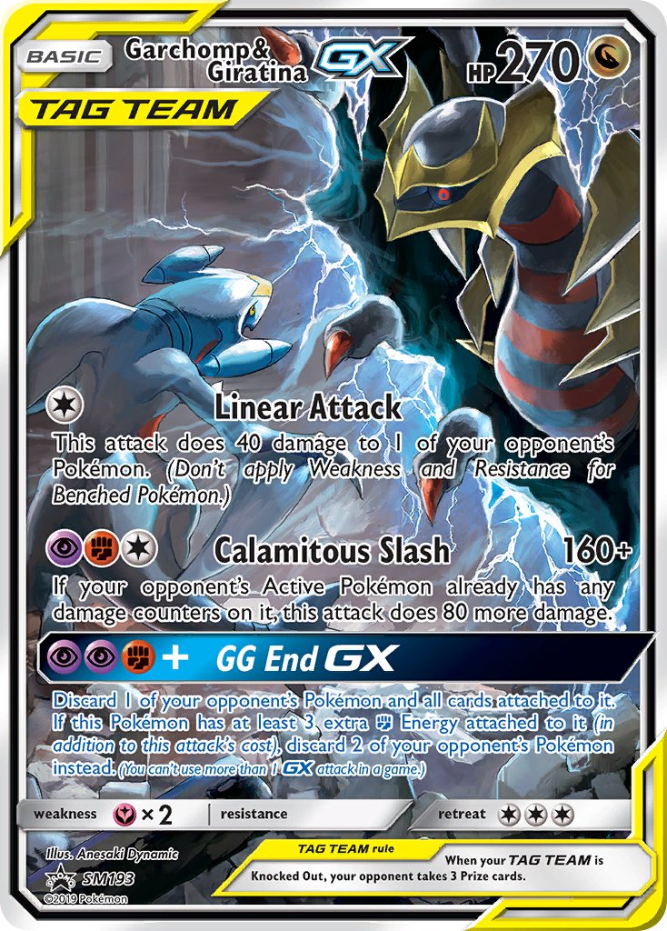 Garchomp & Giratina GX (SM193) [Sun & Moon: Black Star Promos] | Exor Games Truro
