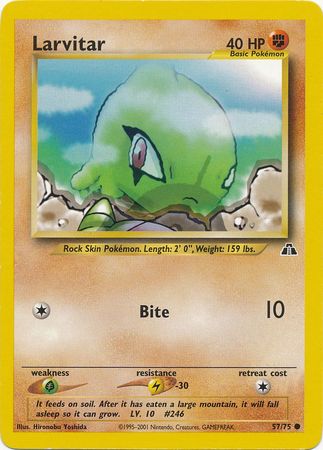 Larvitar (57/75) [Neo Discovery Unlimited] | Exor Games Truro