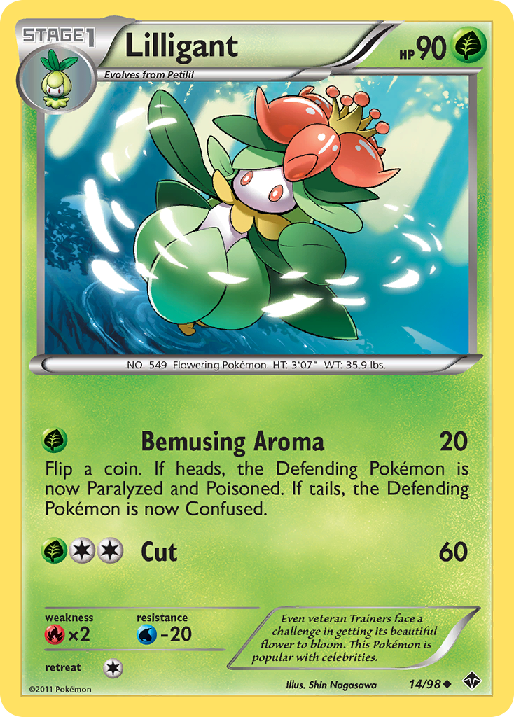 Lilligant (14/98) [Black & White: Emerging Powers] | Exor Games Truro