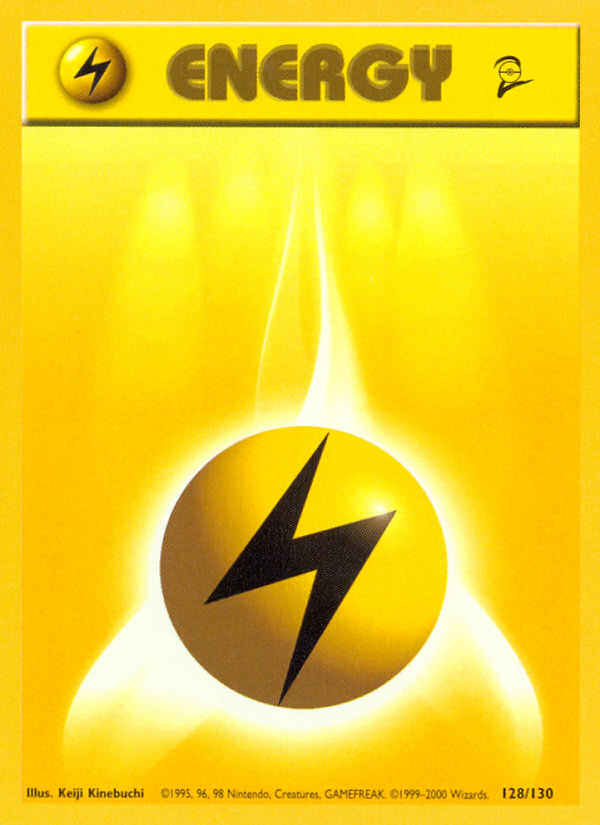 Lightning Energy (128/130) [Base Set 2] | Exor Games Truro