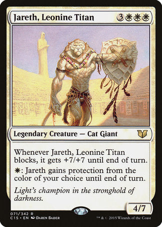 Jareth, Leonine Titan [Commander 2015] | Exor Games Truro