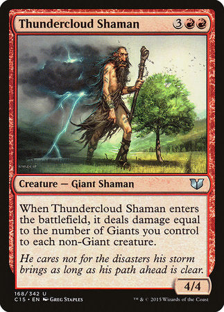 Thundercloud Shaman [Commander 2015] | Exor Games Truro